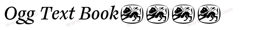 Ogg Text Book字体转换
